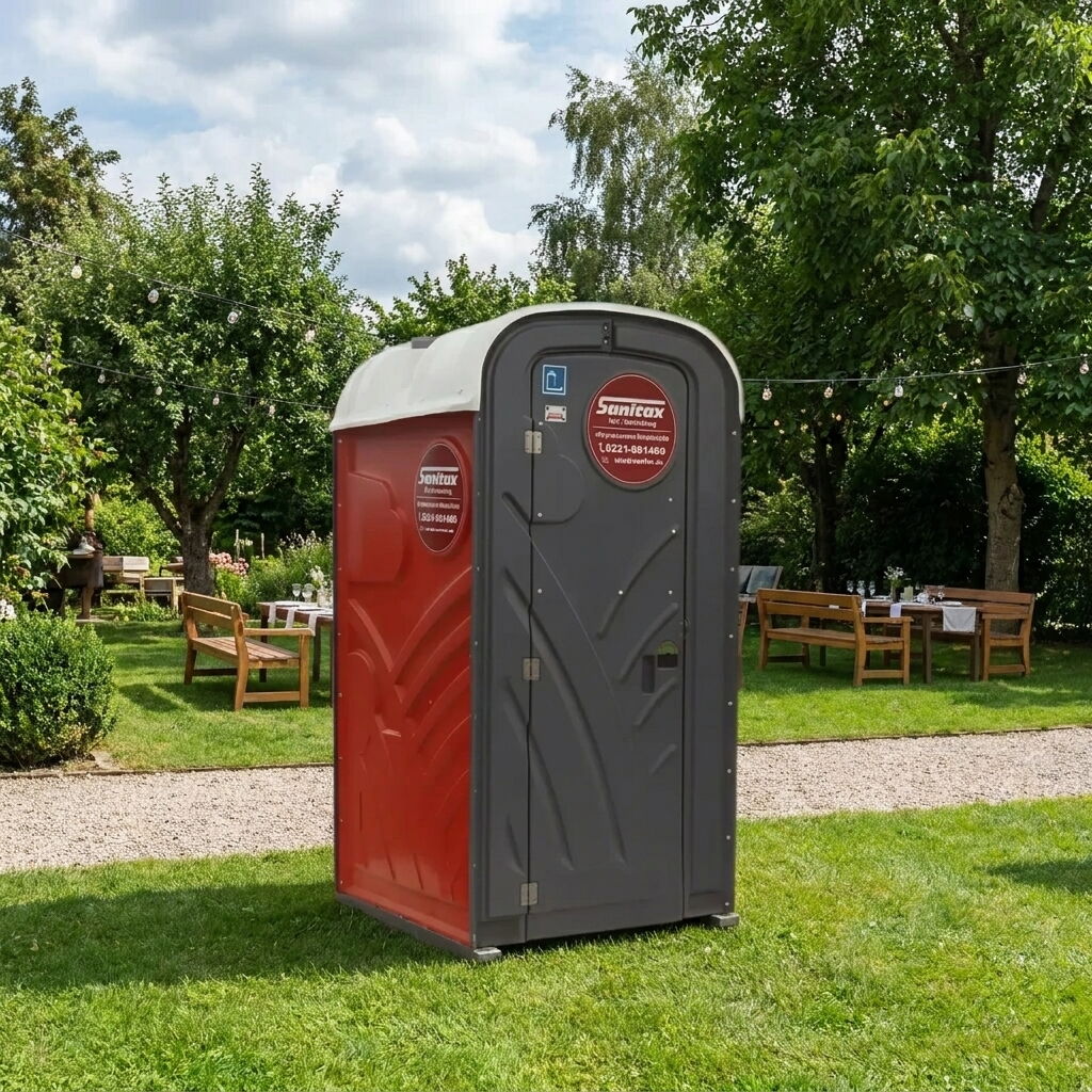 Partytoilette mieten Sanitax      